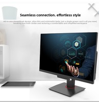OEM ODM Custom AIO PC Intel Core i3 i5 i7 i9 23.8 27 inch IPS 8G 256G Win11 All in One Desktop with Rotatable Stand Wholesale