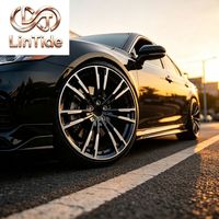 Rueda de Repuesto OEM Multirradio con Corte de Diamante Negro para Tuning y Reequipamiento de Autos de Lujo