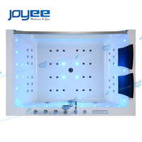 Baignoire à hydromassage JOYEE au design moderne, baignoire relaxante pour 2 personnes, baignoire en acrylique, baignoire autoportante à remous