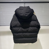 Doudoune Homme Luxe en Duvet de Canard Blanc, Manteaux d'Hiver Classiques à Capuche Rembourrés pour Femme
