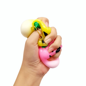 GL Halloween Pumpkin <b>Squishy</b> Keychain Sensory <b>Squishy</b> Toys Party Favors Fidget Squeeze Ball Halloween Decors - Product Image 3