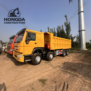 Camion à benne basculante SINOTRUK-HOWO 12 roues, conduite à droite, 6X4, 31-40T, neuf, Euro 3, diesel, transmission automatique, conduite à gauche - Product Image 6