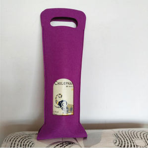 Sac de rangement en feutre antichoc réutilisable pour le vin en vente de gros - Product Image 2