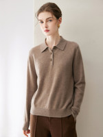 Pull en cachemire pur à 100 %, luxe haut de gamme, tricot fin d'automne, col décontracté, pull-over pour femme, couche de base, coupe ample, léger