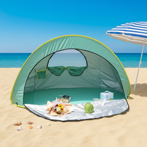 Quick-<b>Throwing</b> Four-season Silver-coated Sunscreen Portable Folding Tent Outdoor Camping Field Use Factory Direct Supply - Product Image 2
