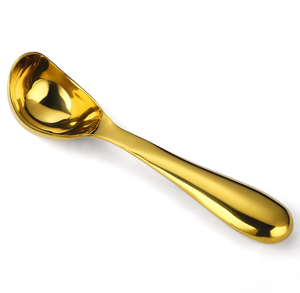 Cuchara para Helado de Acero Inoxidable DF0602, Color Negro, Dorado y Plateado, Personalizable - Product Image 3