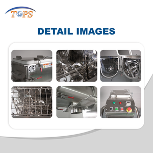 เครื่องผสมริบบิ้นอัตโนมัติ 40 <span class=keywords><strong>ล</strong></span>ิตร 70 <span class=keywords><strong>ล</strong></span>ิตร สำหรับห้องปฏิบัติการ เครื่องผสมน้ำตาล น้ำตาลไอซิ่ง ผงผลไม้ เครื่องผสมแบบแนวนอนสำหรับอุตสาหกรรม - Product Image 2