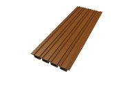 Panneau mural rainuré en WPC imperméable pour intérieur et extérieur, imitation bois, à prix de gros, pour la décoration de la maison et du jardin