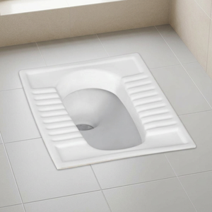 WC à la turque en céramique blanc, design Orissa Pan-Asie, sans abattant, prix abordable - Product Image 4
