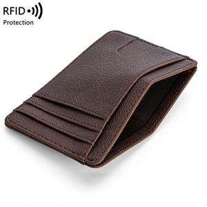 Muestra Gratuita de Tarjetero de Cuero PU para Tarjetas de Crédito y de Identificación, con Logotipo Grabado en Negro, Multicolor, Personalizable - Product Image 3