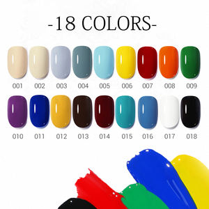 ZRKGEL di alta qualità 18 colori pittura Gel all'ingrosso alta pigmentata disegnare pittura Gel UV Set di smalto per Nail Art Salon - Product Image 2