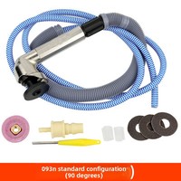 Stylo de polissage pneumatique SUAO, 90 °   Angle droit et 45 degrés °   Mini-meuleuse pneumatique coudée pour le polissage, le dégrossissage et le débavurage