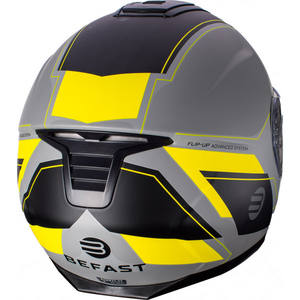 Casco modular Befast Tank III con doble HOMOLOGACIÓN DE LA gris amarillo M - Product Image 4