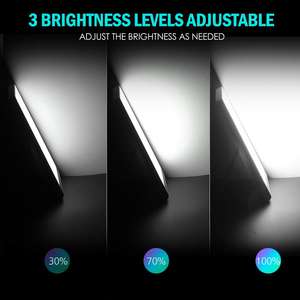 Lampe de <span class=keywords><strong>luminothérapie</strong></span> Guangqing SAD, lampe LED à <span class=keywords><strong>vitamine</strong></span> <span class=keywords><strong>D</strong></span> avec 10000 lux, contrôle tactile, 3 niveaux de luminosité réglables, usage médical et domestique - Product Image 6