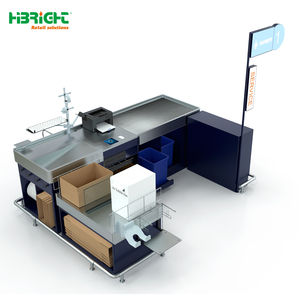 Highbright Modular Supermarket <b>Checkout</b> <b>Counter</b> Series for Supermarket Retail Stores - Product Image 3