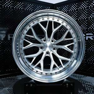 Rines Sailen de 2 Piezas, Aleación Forjada, 18-21 Pulgadas, 5x120 PCD, Ajuste Universal, Cóncavos, Negro Semi-Brillante, Personalizados, Garantía de 5 Años - Product Image 5