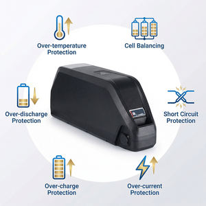 แบตเตอรี่ลิเธียมไอออน 48V 30Ah ของ UK พร้อมระบบติดตาม GPS สำหรับจักรยานไฟฟ้า 1800W สกู๊ตเตอร์ รถสามล้อถีบ  ชุดแบตเตอรี่แบบติดตั้งใต้ท่อพร้อมกล่อง - Product Image 6