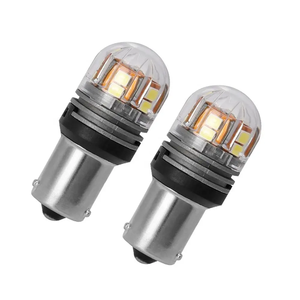 หลอดไฟ LED Canbus รุ่น Mini 3030 15SMD ความสว่างสูง T10/T15 สำหรับไฟเลี้ยวภายในรถยนต์ สีขาว - Product Image 1