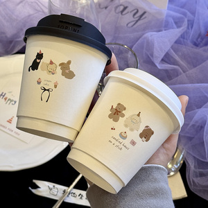 Disposable Beautiful <strong>Mini</strong> White Kraft <strong>Paper</strong> <strong>Cups</strong> Container Custom PE Coated Embossed Double Wall Single Wall <strong>Paper</strong> <strong>Cup</strong> With Logo - Product Image 2