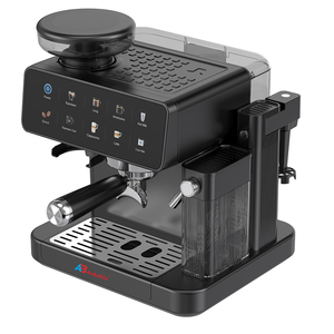 Machine à café <span class=keywords><strong>expresso</strong></span> professionnelle Anbolife <span class=keywords><strong>avec</strong></span> moulin intégré, machine à café à commande de température PID 20 bars <span class=keywords><strong>avec</strong></span> mousseur à lait - Product Image 5