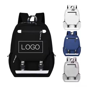 Unisex Custom Logo Printed Student <b>Backpack</b> Fashion Zip Closure Waterproof Polyester for <b>Kids</b> - Product Image 1
