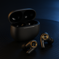Casque sans fil à double transducteur dynamique avec annulation active du bruit, affichage numérique pour un son HiFi 5.3 avec basses profondes