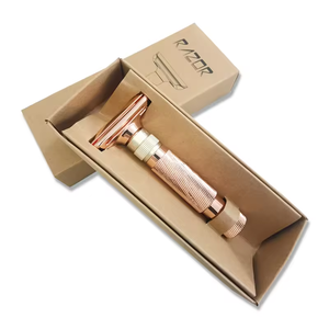 BRIKRLIN портативная гостиничная ежедневная черная металлическая Безопасная бритва для бритья с двумя краями - Product Image 5