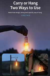 LED Flashlight Rechargeable Portable Aluminum Alloy Hand Held Spot Beam With <b>Dimmer</b> For Camping - Product Image 2