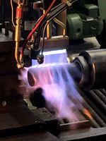 Machine de soudage à torche chauffante HDN-PM à fort pouvoir chauffant pour engrenages/roulements/pignons, durcissement par flamme, contrôle de température PLC, cuivre