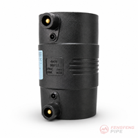 Raccord électrofusion 50 mm SDR7.4, raccords électrofusion HDPE certifiés WRAS, couplage de tuyaux HDPE, tuyau HDPE PE100