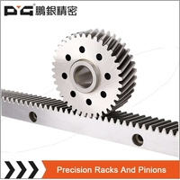 Vente en gros de haute précision M1 M1.5 M2 M2.5 M3 M4 M5 Crémaillère de direction et pignons de découpe CNC pour machines