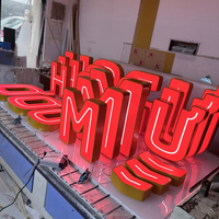 Letras 3D con Iluminación LED para Exteriores, Resistentes al Agua, Personalizadas por el Fabricante, Letreros LED para Fachadas de Tiendas