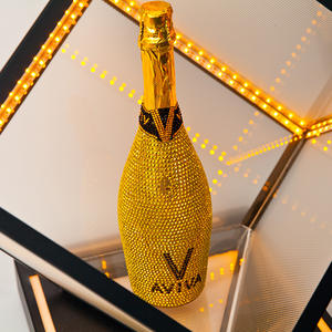 Présentoir à <span class=keywords><strong>champagne</strong></span> en acier inoxydable RICHSHINING avec base lumineuse LED Hennes pour boîte de nuit et DJ - Product Image 3