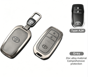 Housse de protection pour clé de <span class=keywords><strong>voiture</strong></span> en alliage d'aluminium sur mesure pour Toyota Willanda Rylin Rav 4 Hybrid 2024 - Product Image 1