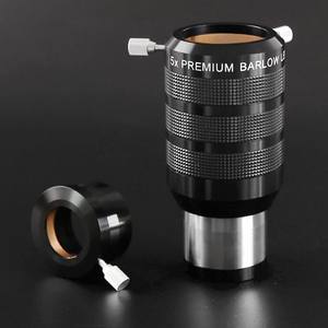 Oculaire Barlow en aluminium Angeleyes 1,25 pouces 5x, double élimination des différences de couleur, accessoires pour télescope astronomique - Product Image 5