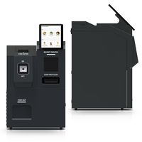 Kiosques de paiement en espèces en libre-service sur mesure fabriqués par USW, offrant des services de paiement par billets et pièces et de remise de monnaie