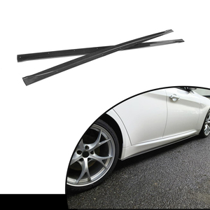 Extensión de faldas laterales de fibra de carbono para coche, para Alfa Romeo, Giulia, sedán, 4 puertas, 2015-2017 - Product Image 3