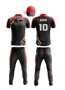 Ensemble d'uniformes de <span class=keywords><strong>cricket</strong></span> personnalisés Maillot et pantalon personnalisés pour les équipes de jeunes et d'adultes Vêtements de sport sublimés - Product Image 2