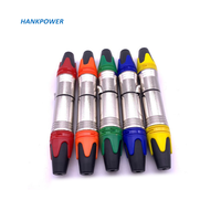 Connecteur XLR mâle et femelle coloré, 1 pièce, 3 broches, adaptateur, prise pour câble de Microphone