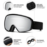 Lunettes de ski photochromiques personnalisées par le fabricant, protection UV400, lunettes de soleil OEM pour sports de neige, verres polarisés, lunettes de snowboard