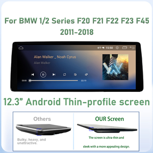 Sistema Multimediale per Auto da 12,3 Pollici con Qualcomm 668 per <span class=keywords><strong>BMW</strong></span> Serie 1 E87 E81 E88 2004-2012, Carplay, Navigazione GPS, Android Auto - Product Image 1