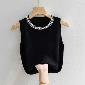 2025 mới thời trang Tank Top dệt kim yếm trong giản dị đi ra ngoài Tops - Product Image 3
