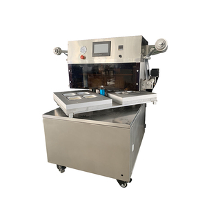 Machine à sceller les barquettes, scelleuse thermique semi-automatique électrique à roulement à billes pour films, canettes de boissons, purge d'azote CPET 220V/110V - Product Image 2
