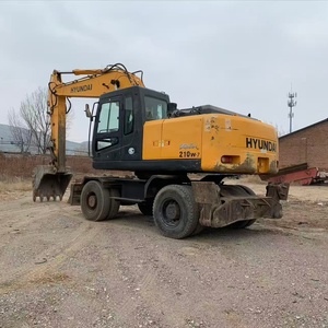 Excavatrice sur roues HYUNDAI 210W-7 d'occasion, 21 tonnes, hydraulique, matériel de construction - Product Image 2