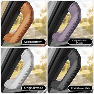 Pour Chery ICAR V27, couvre-poignée de porte en cuir artificiel côté conducteur et passager, couvre-poignée de siège avant, accessoires intérieurs - Product Image 5