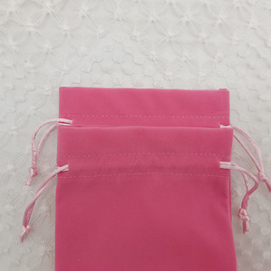 Custom Printed Luxury Drawstring Perfume Pen Watch Jewelry Gift Makeup Velvet <b>Pouch</b> Bag for Jewelry - Product Image 3