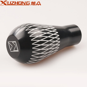 Pommeau de levier de vitesse de voiture en alliage d'aluminium noir, fileté M8 M10, ergonomique, longueur 90 mm - Product Image 3