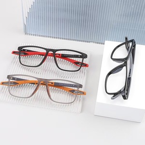 Gafas de Correr Ultraligeras de Estilo Deportivo para Viajes Diarios, Protección Contra la Luz Azul, Montura Completa, Unisex, Montura de PC, Almohadillas Nasales de Silicona - Product Image 2