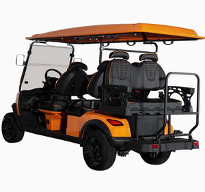 China Factory 4-Seater Electric <b>Golf</b> Cart OEM Stainless Steel Rechargeable Lithium long life Battery for resort & campuses - Product Image 5