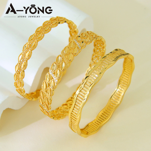 New arrivals cao cấp 18K mạ vàng Bangles không xỉn Phụ Nữ Đẹp Tay Bangle xu hướng trang sức 2025 - Product Image 4
